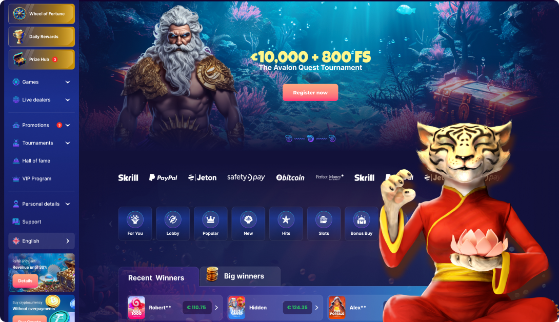 Triton Slots online